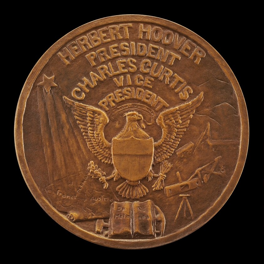Herbert Hoover Inaugural Medal [obverse]