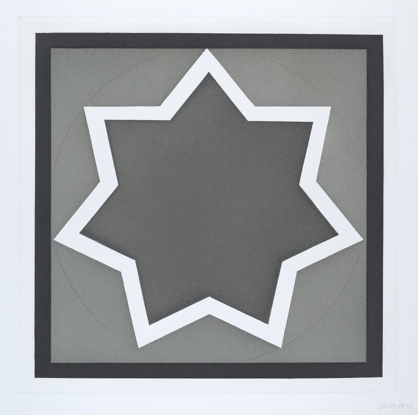 Stars-Dark Center: 7 Point