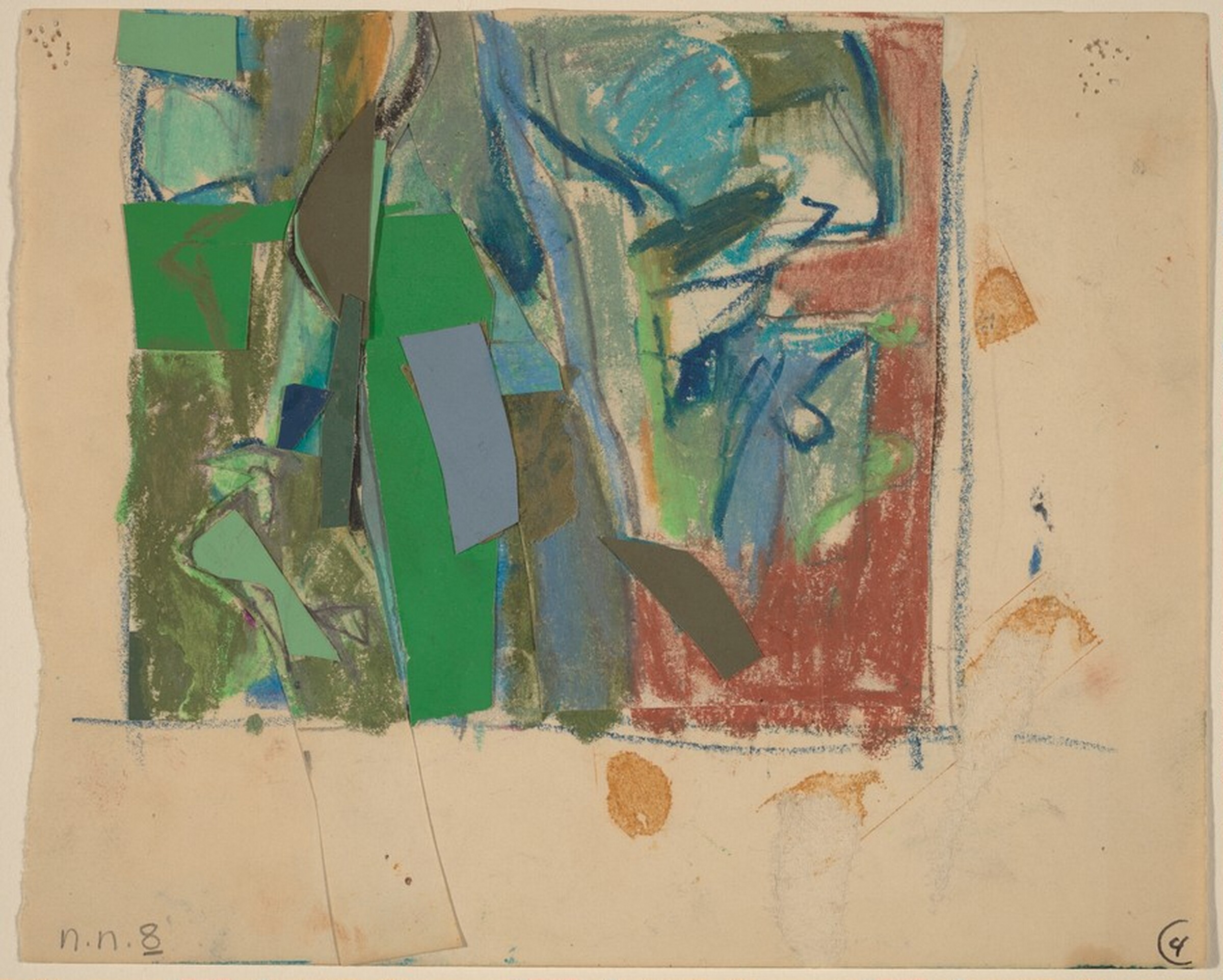 Study for "Garden Motif", George Bunker, c. 1963