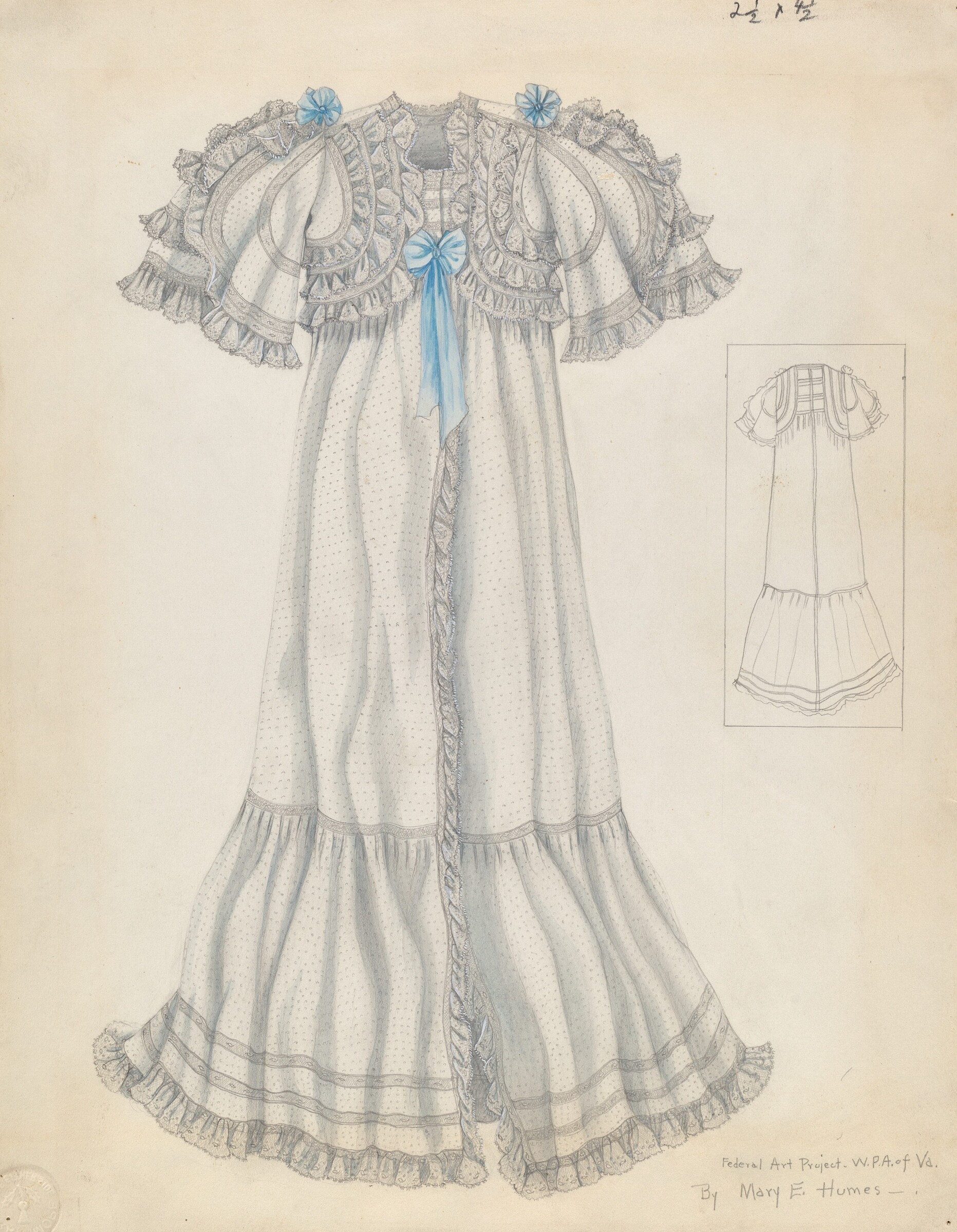 Wrapper, Mary E. Humes, c. 1937