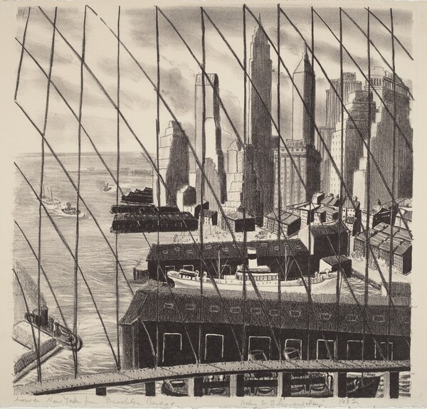 Lower New York from Brooklyn Bridge