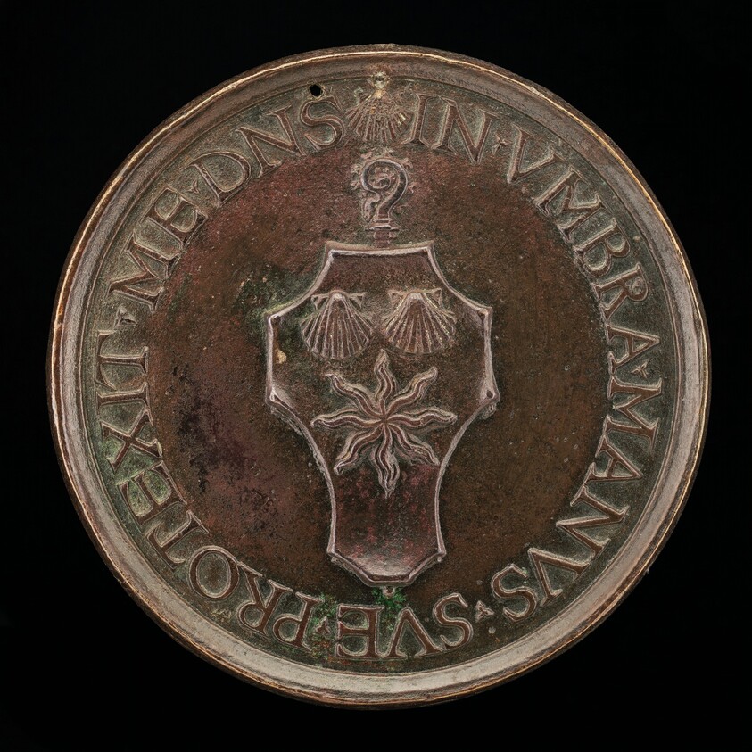 Arms of Maugras over a Crozier [reverse]