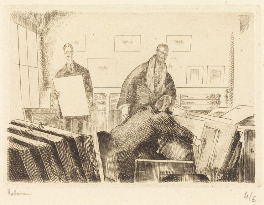 Print Connoisseurs (Les amateurs d'estampes)