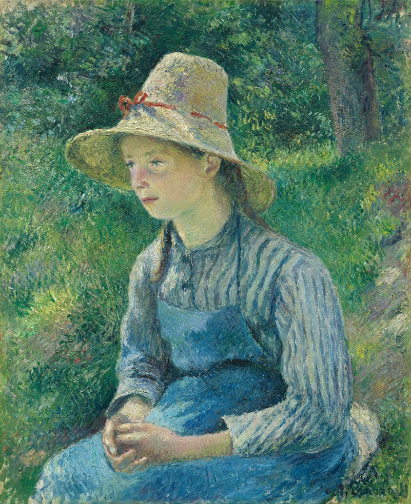 Peasant Girl with a Straw Hat