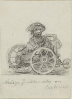 Mendigos que se llevan solos en Bordeaux (Beggars Who Get about on Their Own in Bordeaux), Francisco Goya, 1824/1827