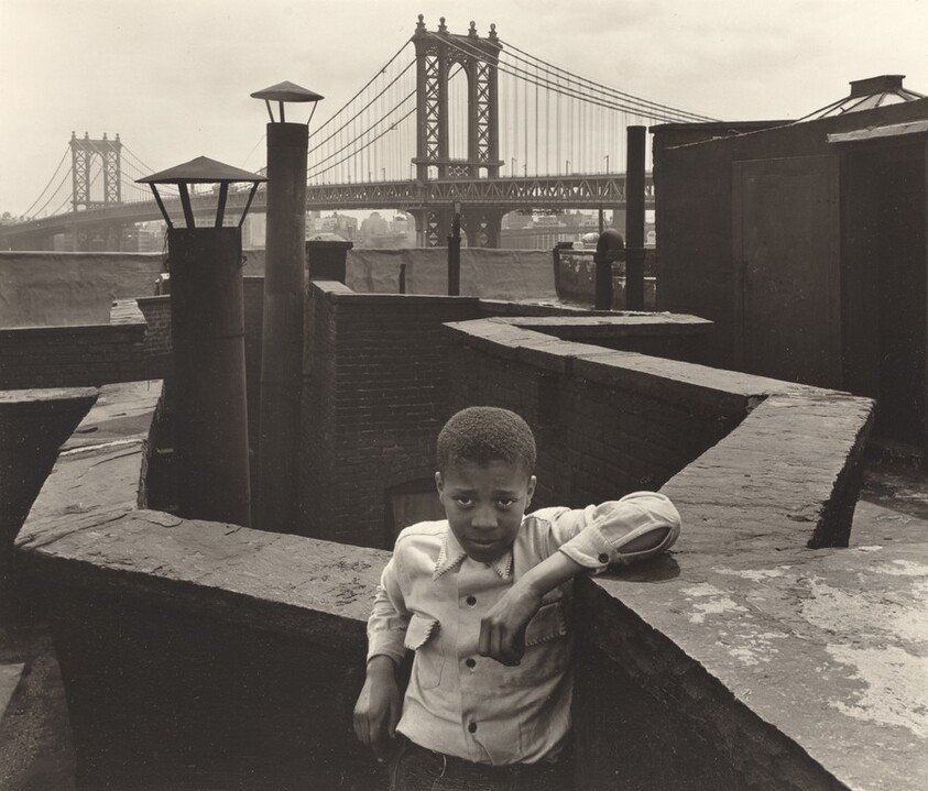 Boy on a Roof, Pitt Street, New York