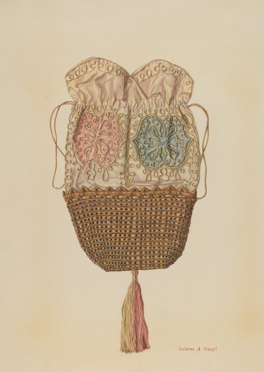 Silk-straw Reticule