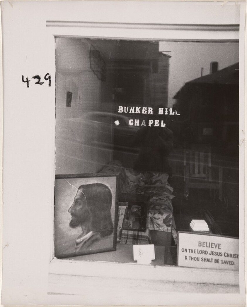 Bunker Hill Chapel window--Los Angeles