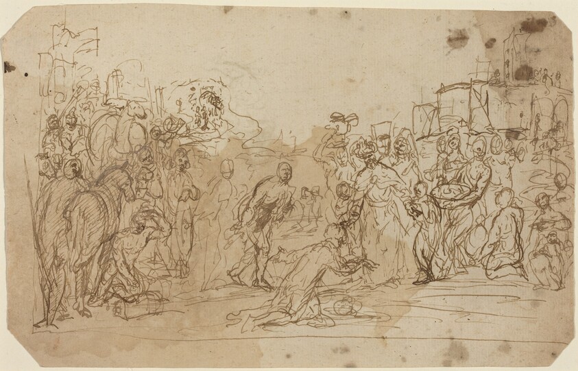 The Adoration of the Magi [recto]
