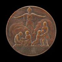 French Heroes Fund Medal: America Aids the Children of France [reverse], Paul Manship (designer), Medallic Art Company, 1918