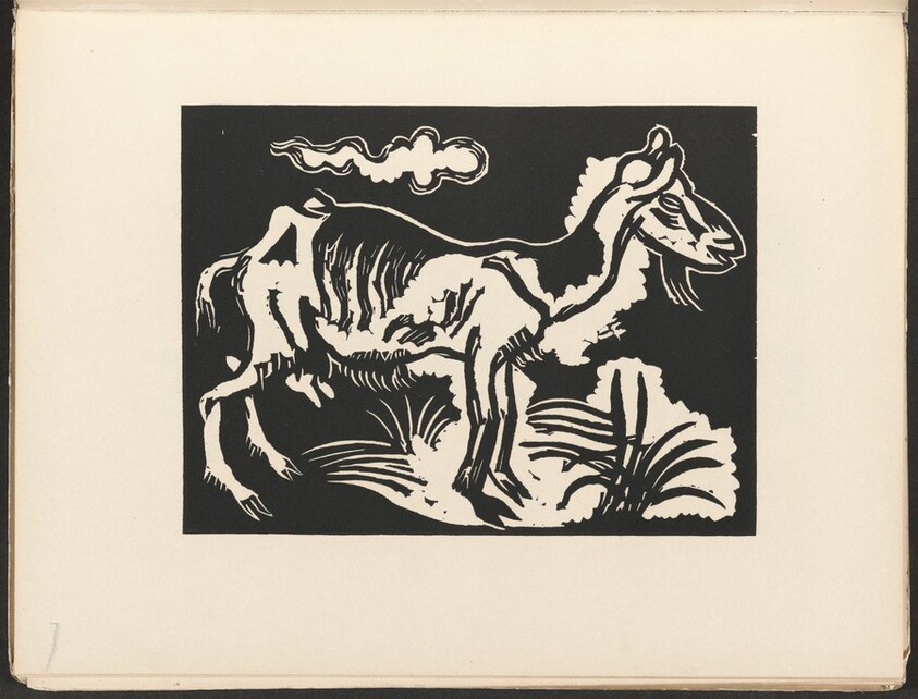 Die Ziege (The Goat) from Deutsche Graphiker der Gegenwart (German Printmakers of Our Time)