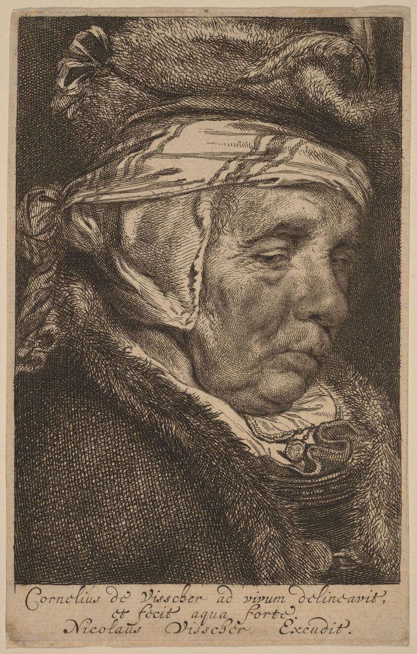 Head of an Old Woman (Visscher's Mother)