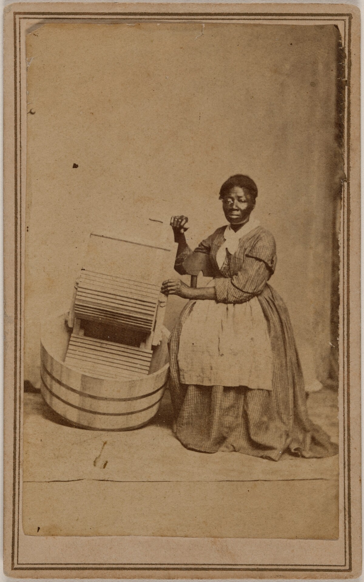 Portrait of a Woman with a Wash Tub