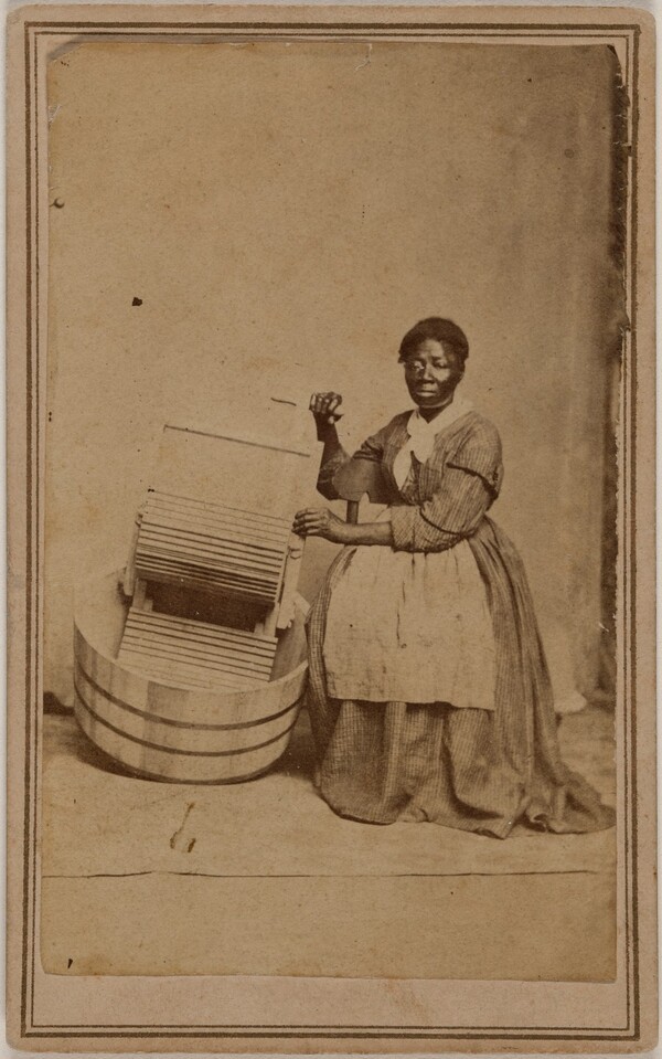 Portrait of a Woman with a Wash Tub