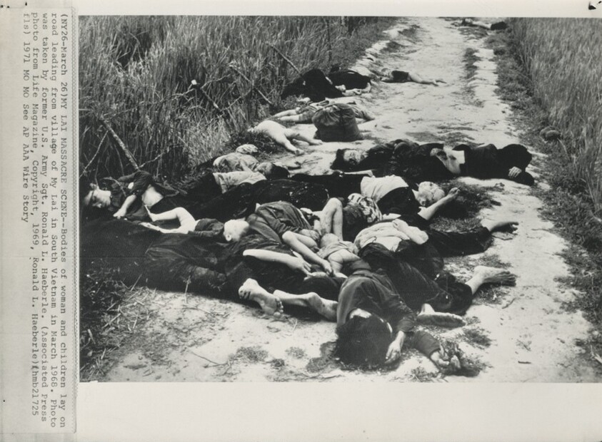 Title from caption on object: “My Lai Massacre Scene”