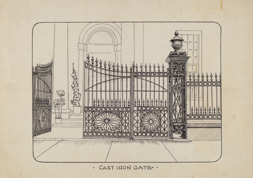 Iron Gate and Fence