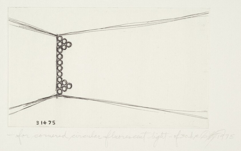 For Cornered Circular Fluorescent Light