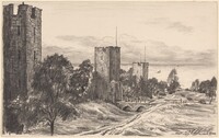 The Walls of Wisby, Gotland, Sir Muirhead Bone