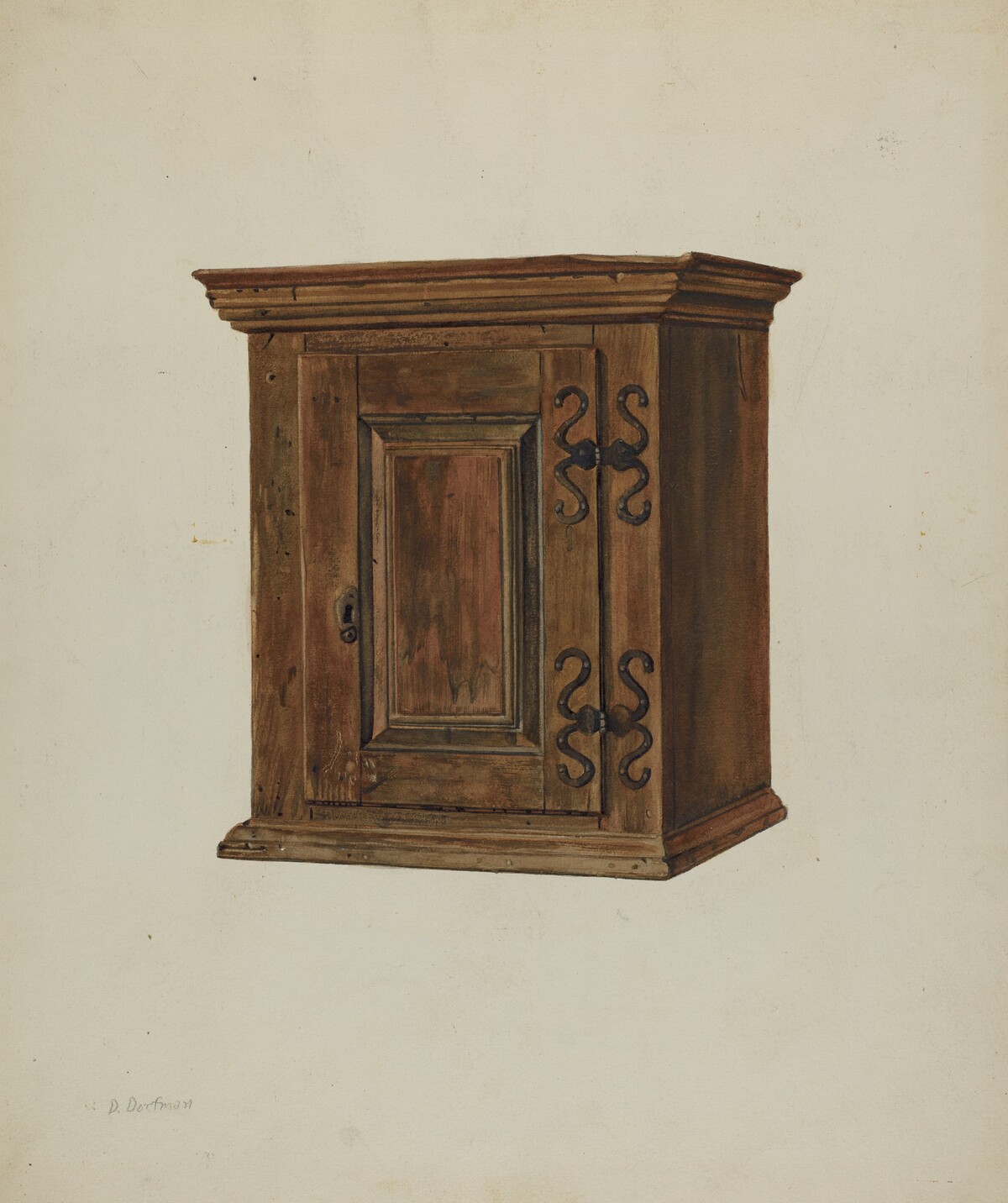 Pa. German Hanging Cupboard