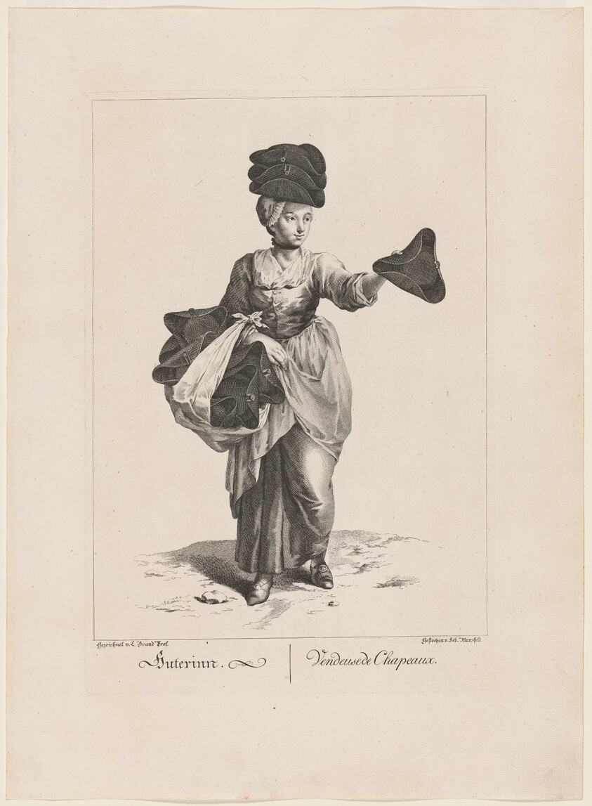 Huterinn/Vendeuse de Chapeaux. (Hat Seller)