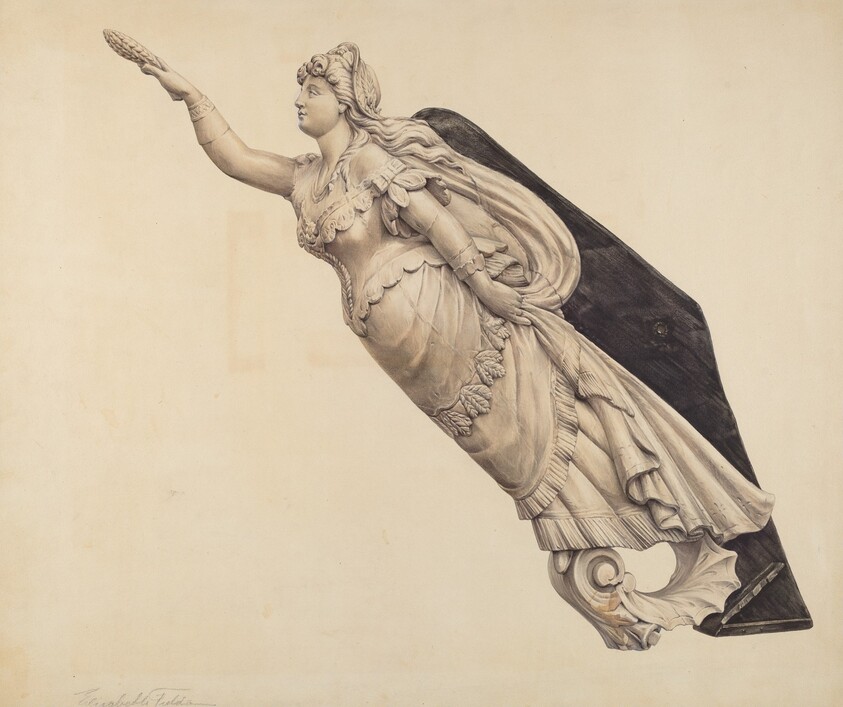 "Belle of Oregon" Figurehead