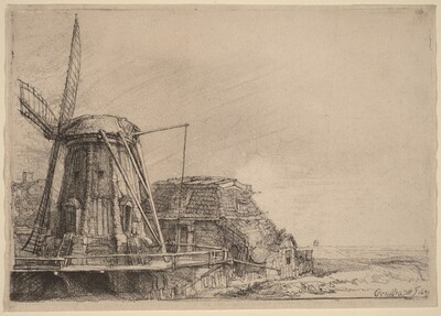 The Windmill, Rembrandt van Rijn, 1641