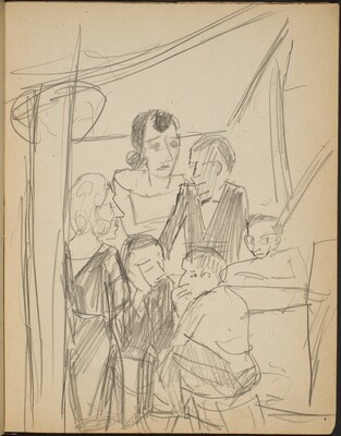 Interieur mit sechs Figuren (Interior with Six Figures) [p. 11]