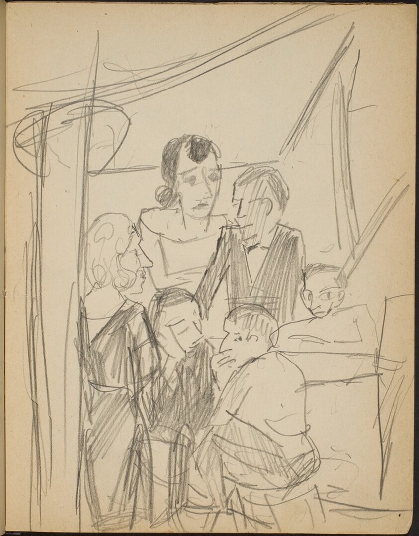 Interieur mit sechs Figuren (Interior with Six Figures) [p. 11]