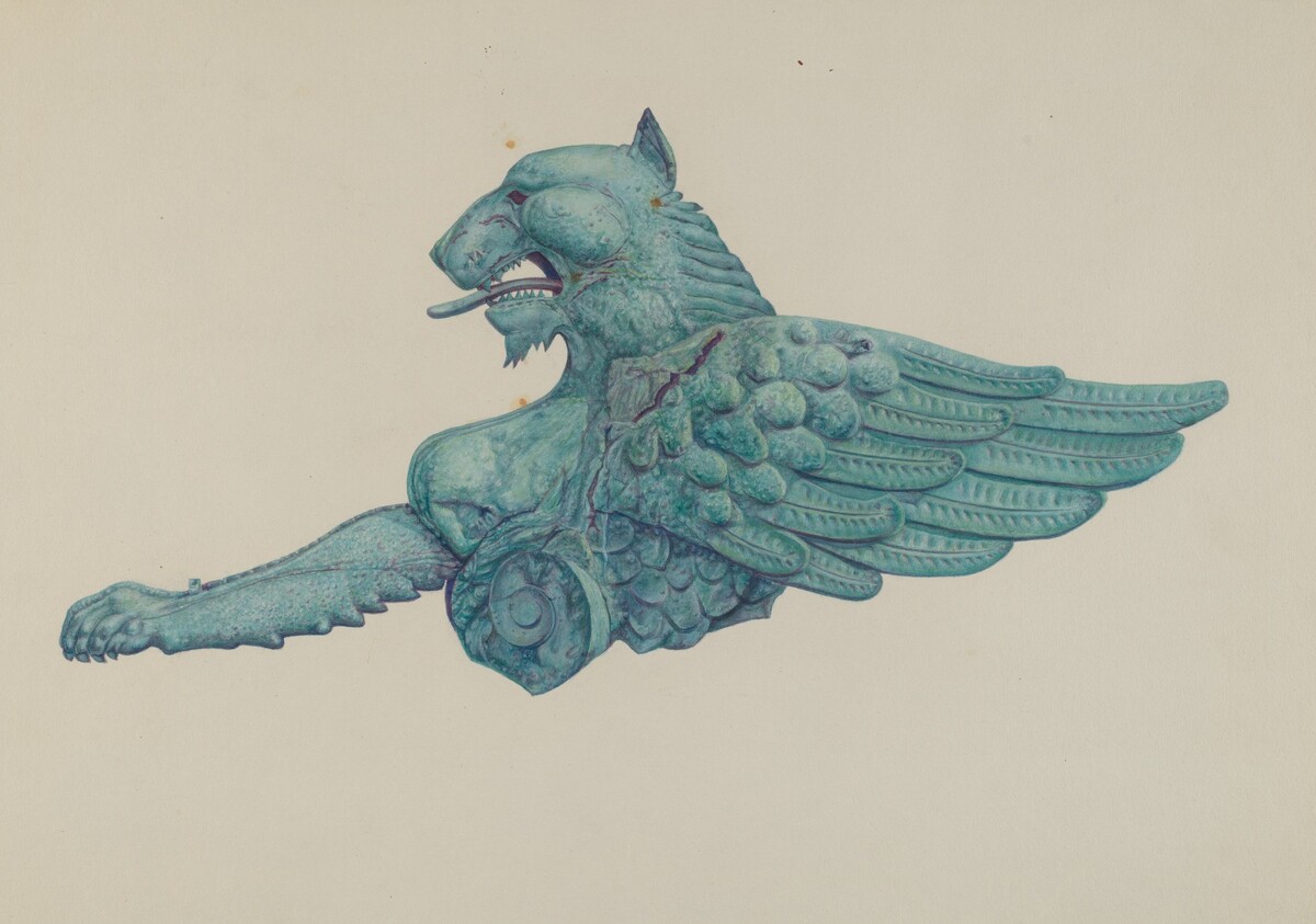 Ornamental Iron Griffon