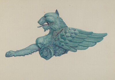 Ornamental Iron Griffon