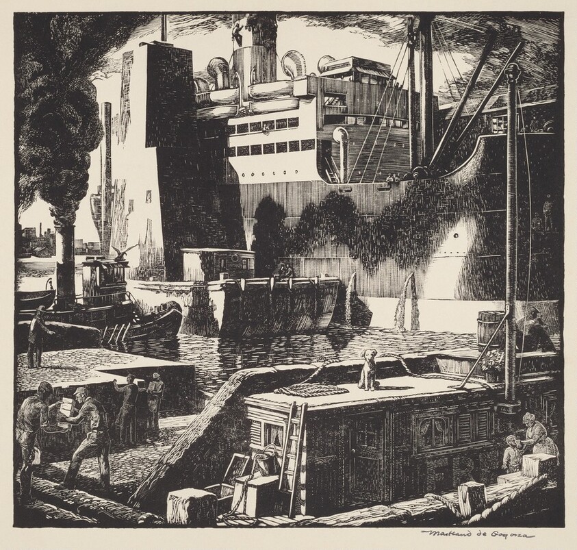 Untitled (Dock Scene)