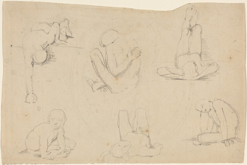 Studies of a Male Figure