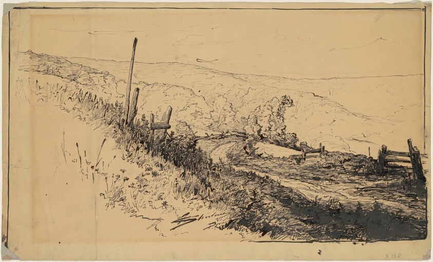 A Road in the Hills Near Dordrecht