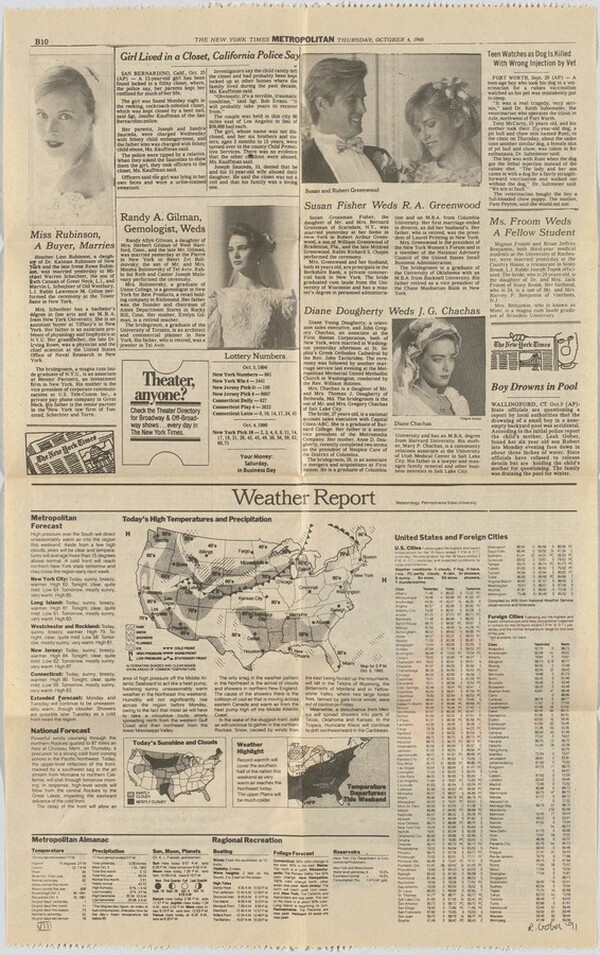 Untitled (from "Parkett", no. 27, special edition, 1991)