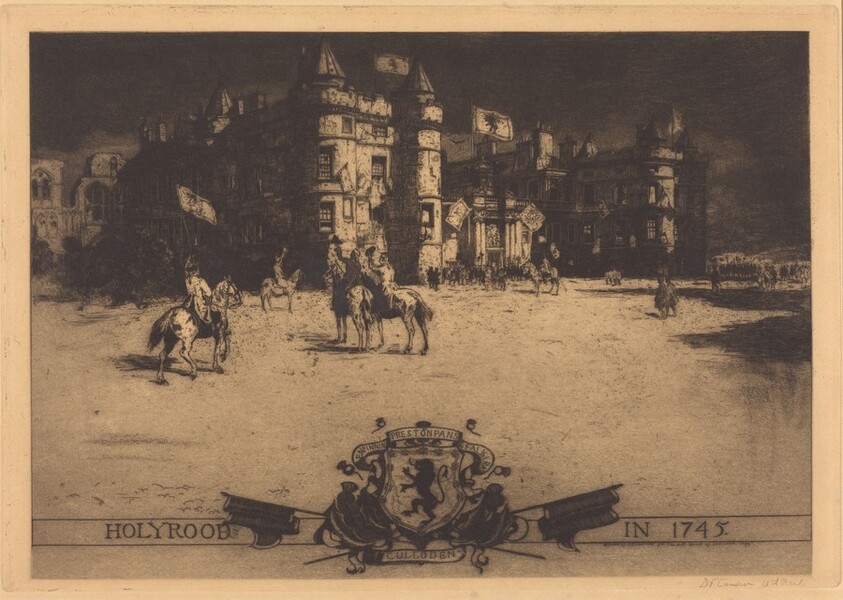 Holyrood in 1745