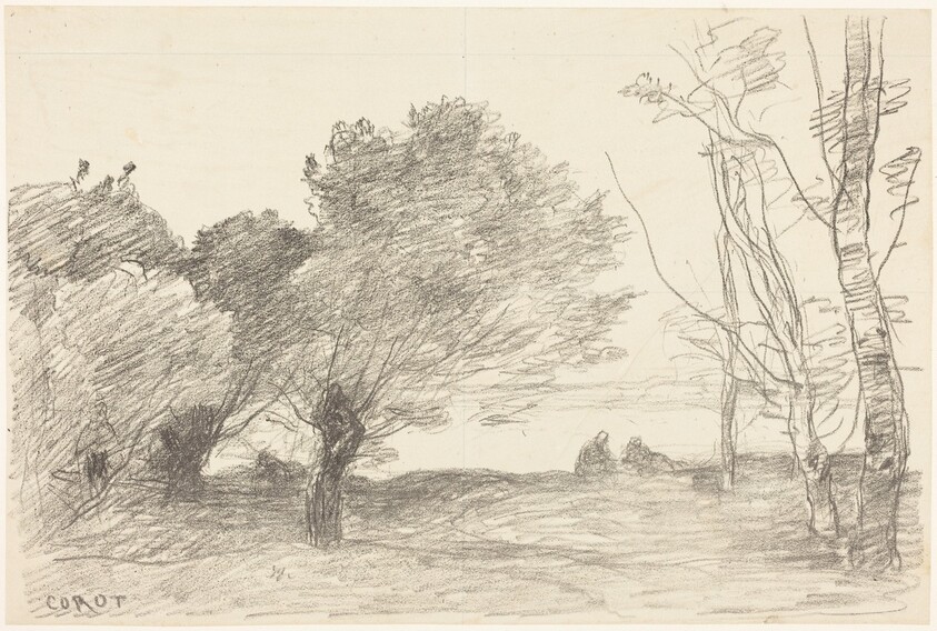 Willows and White Poplars (Saules et peupliers blancs)