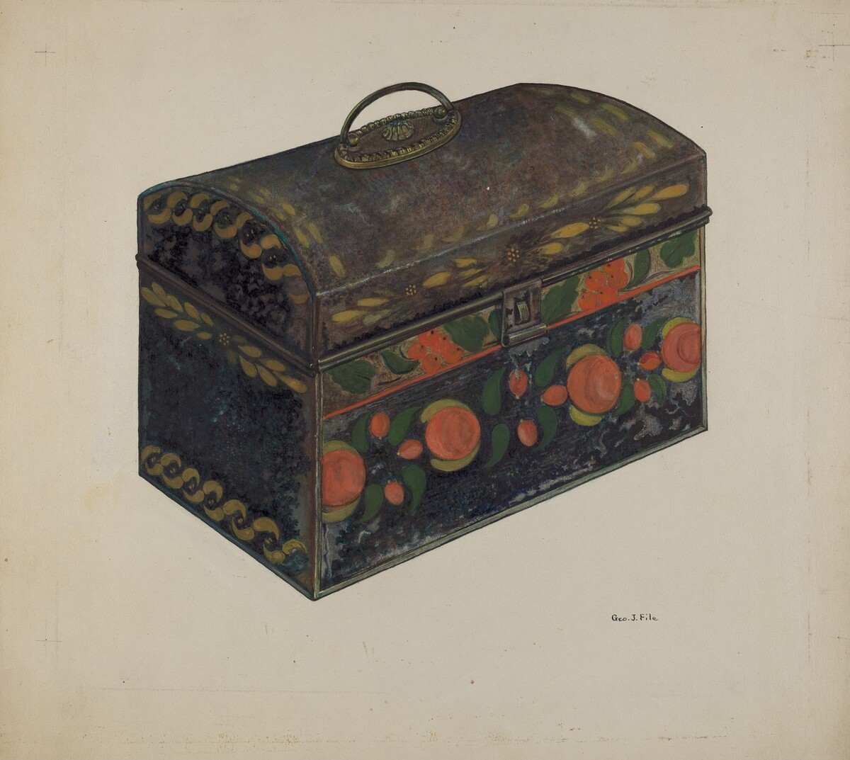 Tin Oblong Box
