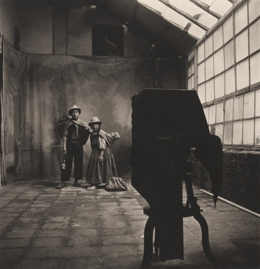 Man, Woman, and Crying Infant, Cuzco