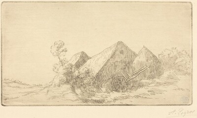 Cottage with a Cart (Chaumiere a la charette)