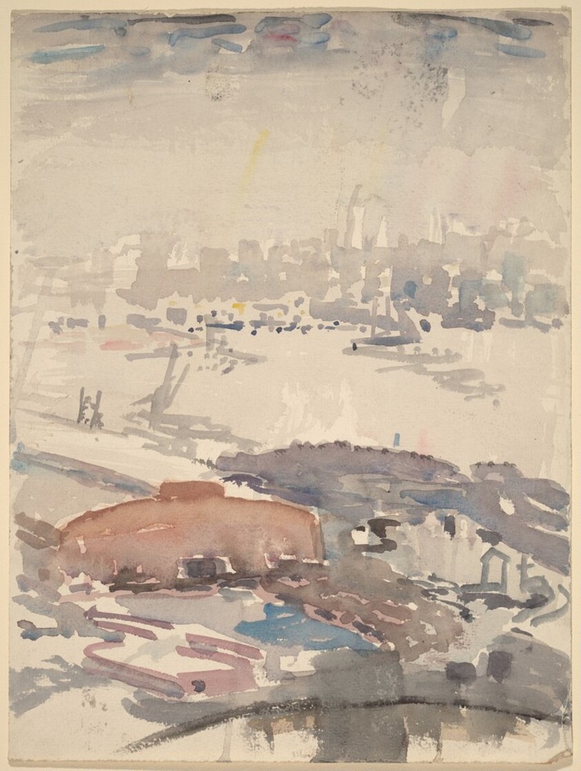 River Scene, Weehawken, New Jersey