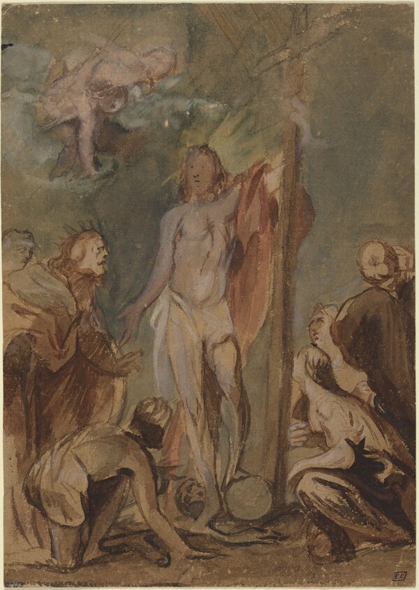 The Risen Christ Surrounded by Saints