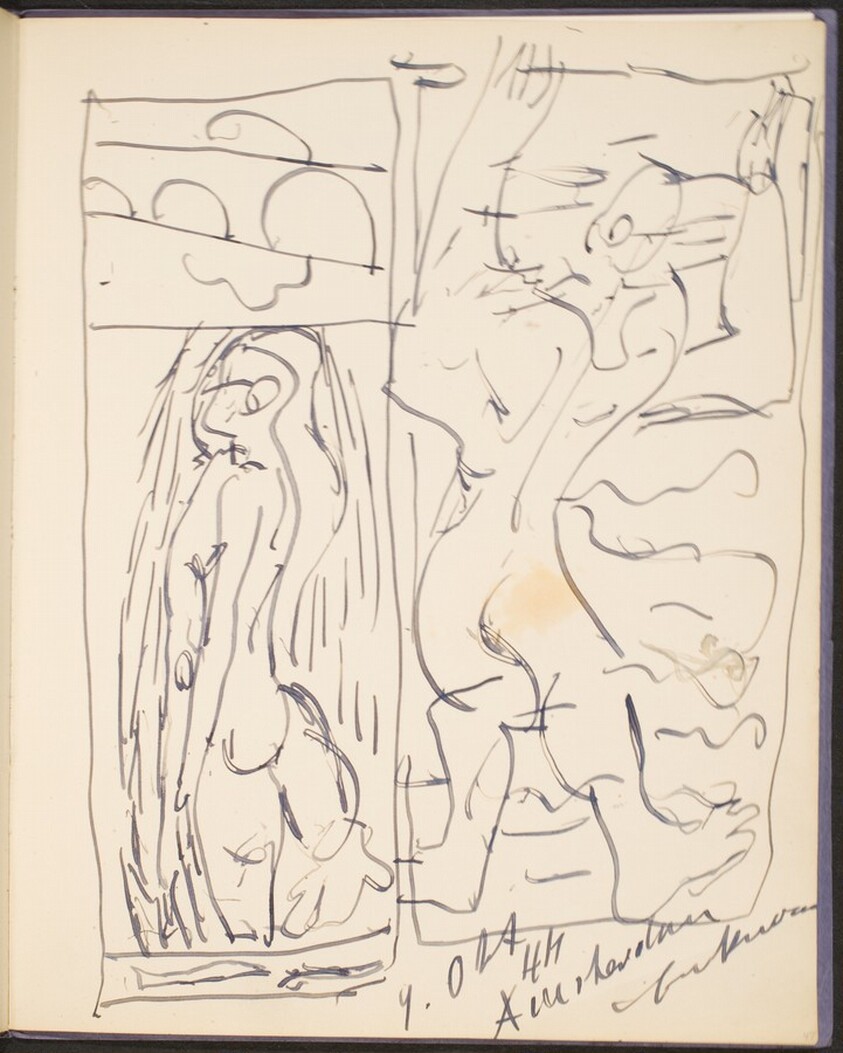 Zwei Skizzen unter Wasser (Two Under Water Sketch) [p. 47]