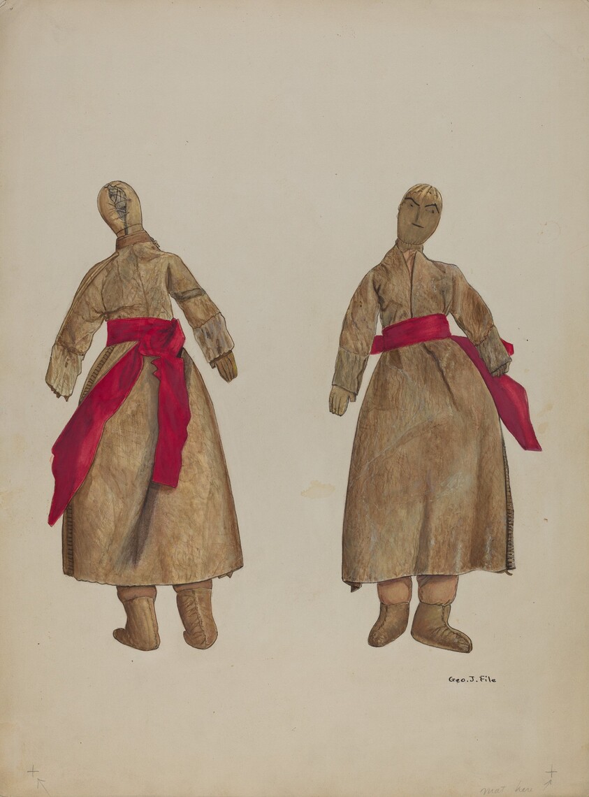 Woman Doll in Buckskin