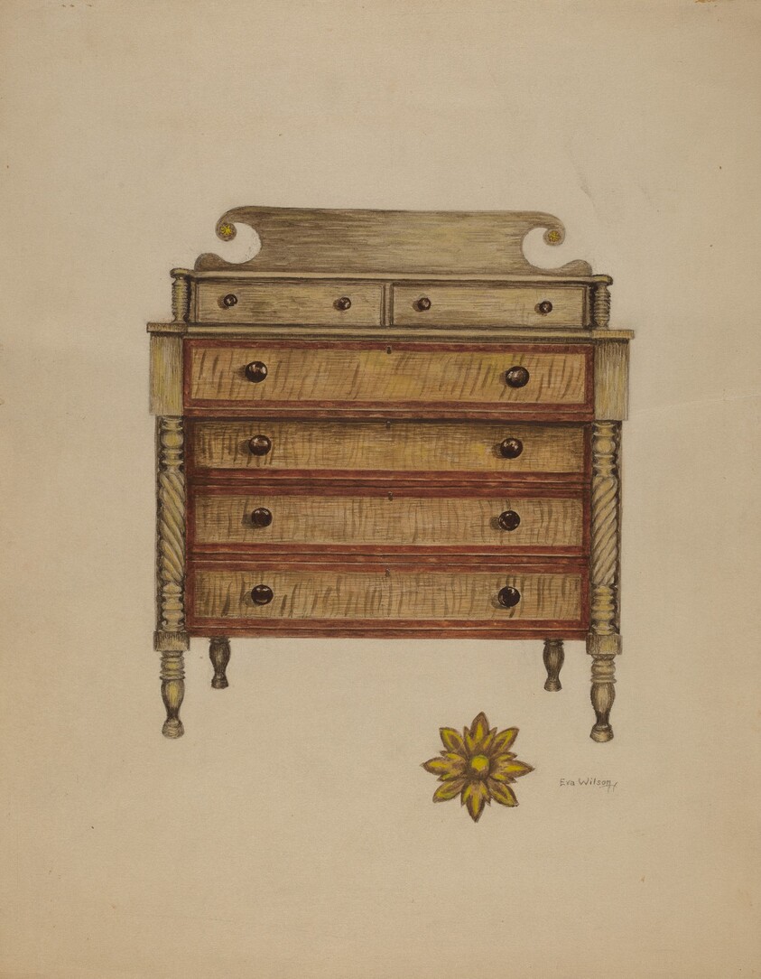 Chest-Mahogany, Pine & Maple