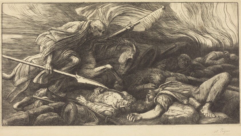 The Triumph of Death: After the Battle (Le triomphe de la mort: Apres le combat)