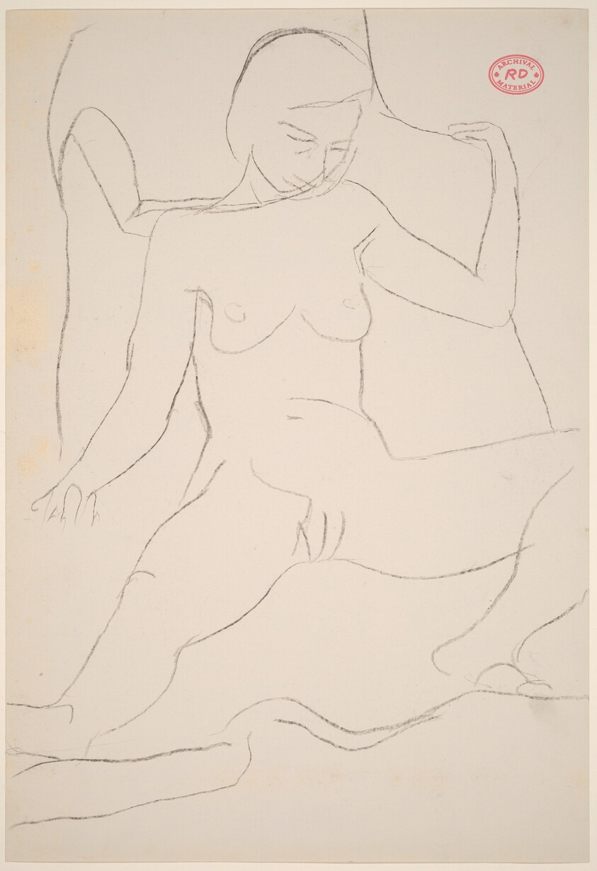 Untitled [female nude with legs apart]