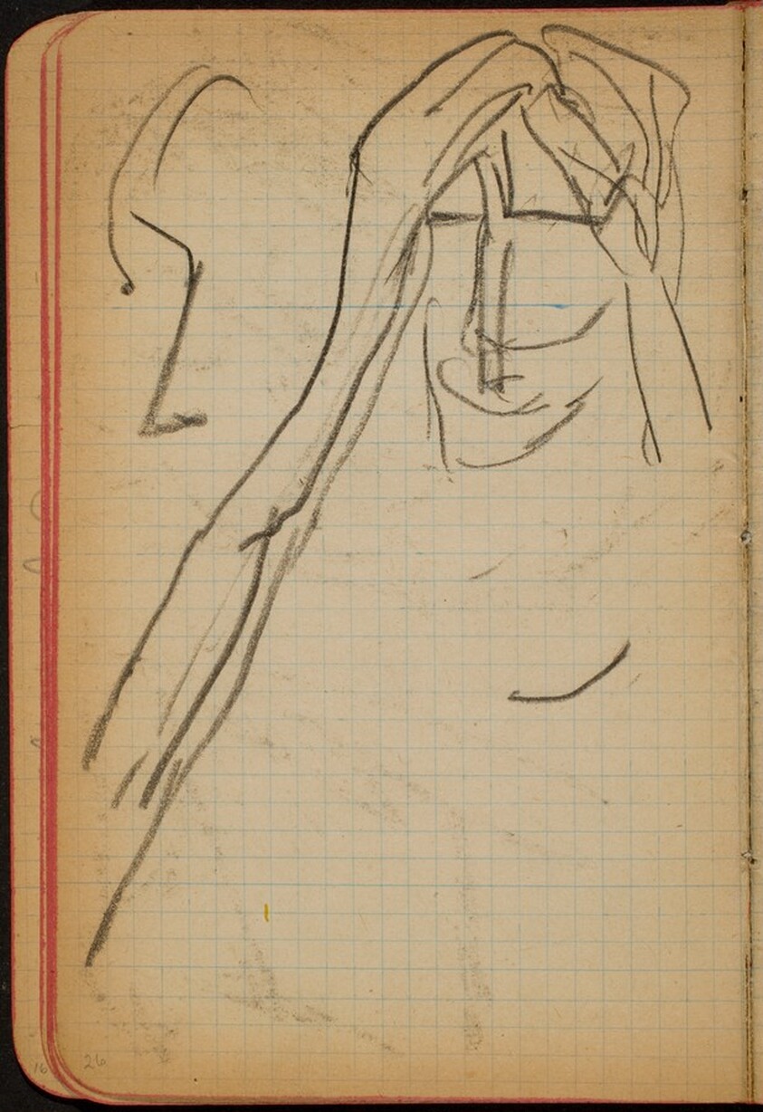 Figur mit Händen am Kopf (Figure with Hands at Head) [p. 26]