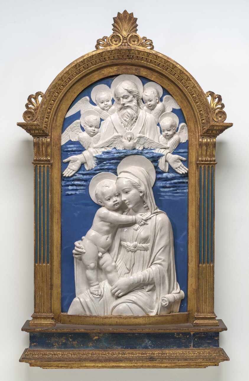 Madonna and Child with God the Father and Cherubim