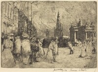 Princes' Street, James McBey, 1904/1905