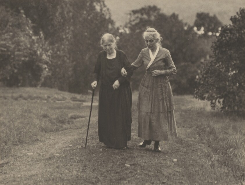 Hedwig Stieglitz and Katherine Herzig, Lake George